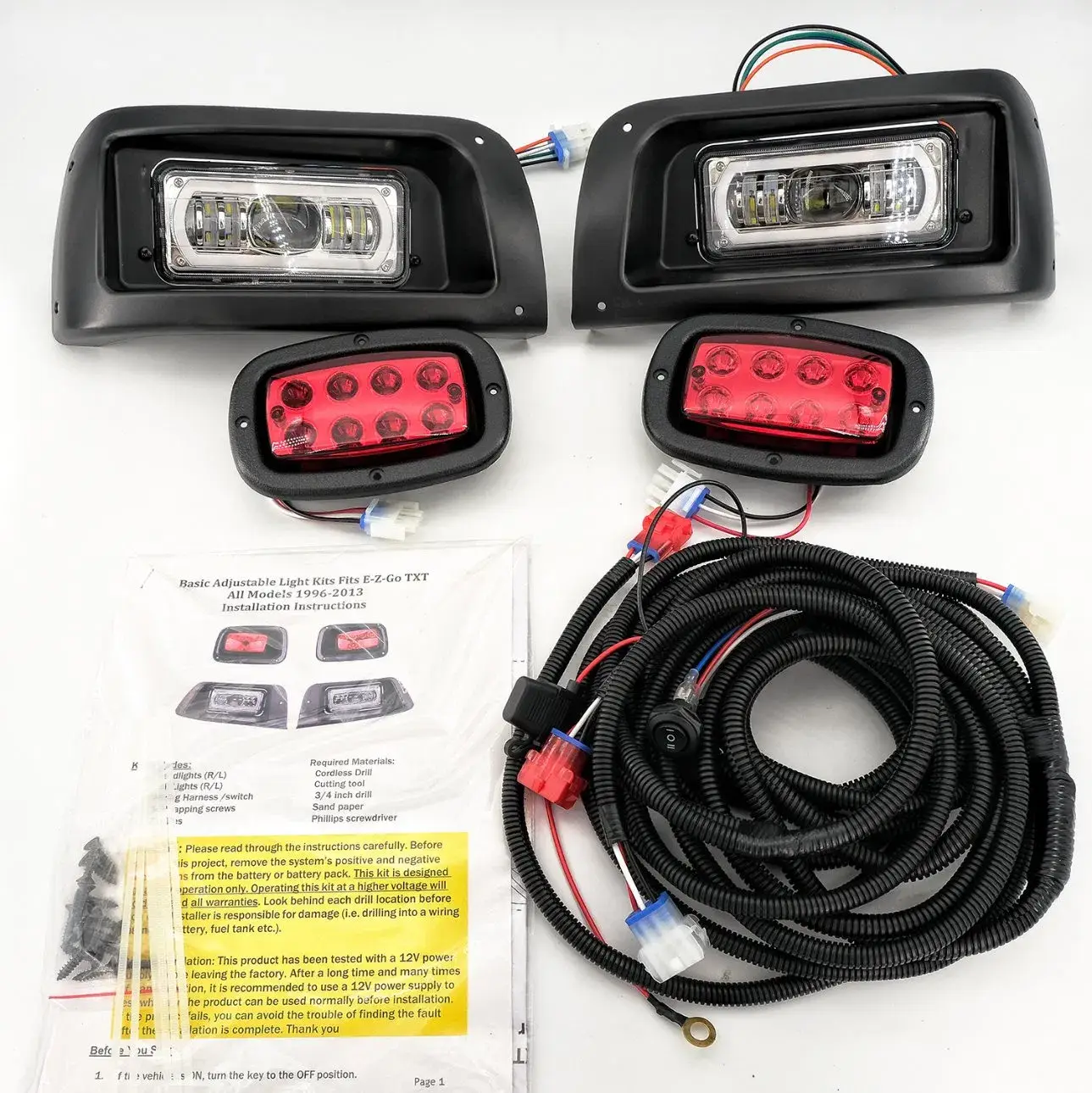 Bộ đèn LED tiêu chuẩn dành cho xe golf Ezgotxt