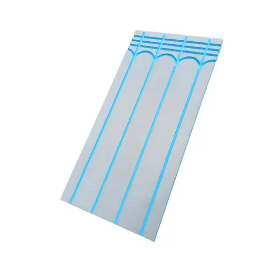 Thêm tiện ích cho ngôi nhà với bảng hỗ trợ gạch XPS có hiệu ứng cách nhiệt và rãnh màu xanh