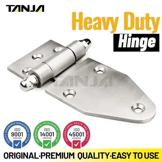 Bản lề thép không gỉ chắc chắn cho cửa tủ đông và phòng lạnh với chất lượng tốt