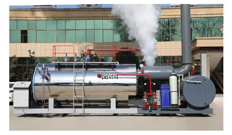 Nồi hơi tự động chạy bằng gas và dầu diesel, dung tích 4 tấn phục vụ công nghiệp chất lượng tốt hình ảnh 21-description