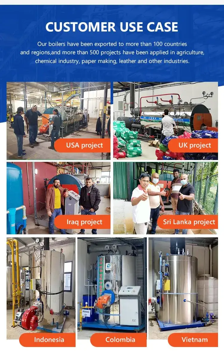 Nồi hơi tự động chạy bằng gas và dầu diesel, dung tích 4 tấn phục vụ công nghiệp chất lượng tốt hình ảnh 24-description