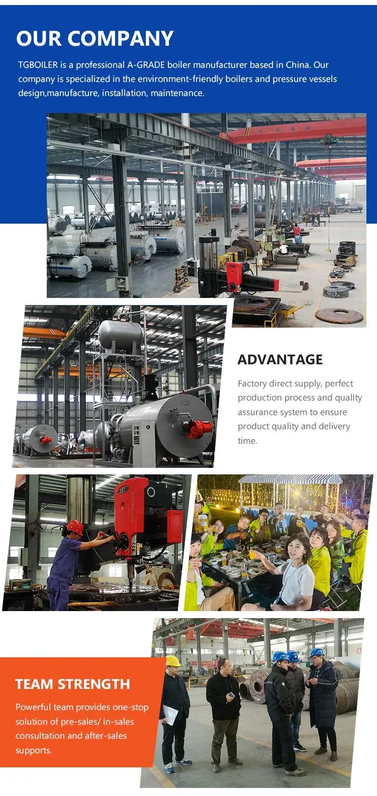 Nồi hơi tự động chạy bằng gas và dầu diesel, dung tích 4 tấn phục vụ công nghiệp chất lượng tốt hình ảnh 27-description