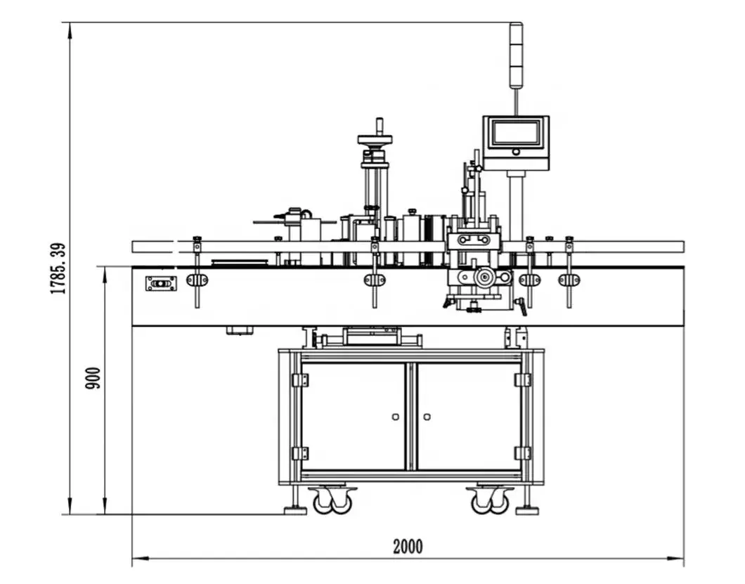 Máy dán nhãn chai tròn tự động cho sản phẩm chất lượng cao/ Dán nhãn tiện lợi hình ảnh 15-description