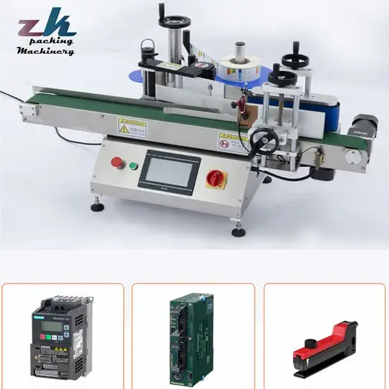 Máy dán nhãn chai tròn tự động cho sản phẩm chất lượng cao/ Dán nhãn tiện lợi