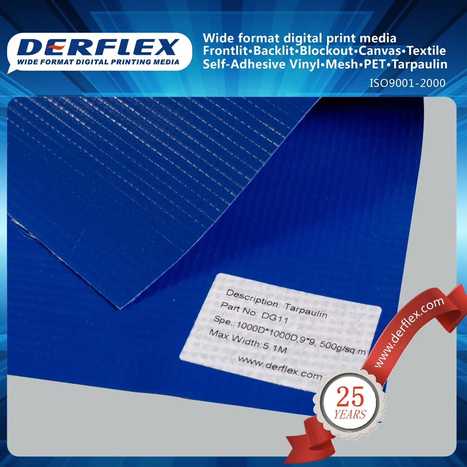 Chất liệu vải bạt PVC vinyl chống rách, cuộn tiện lợi cho bạt che xe tải chống thấm nước