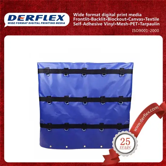 Chất liệu vải bạt PVC vinyl chống rách, cuộn tiện lợi cho bạt che xe tải chống thấm nước