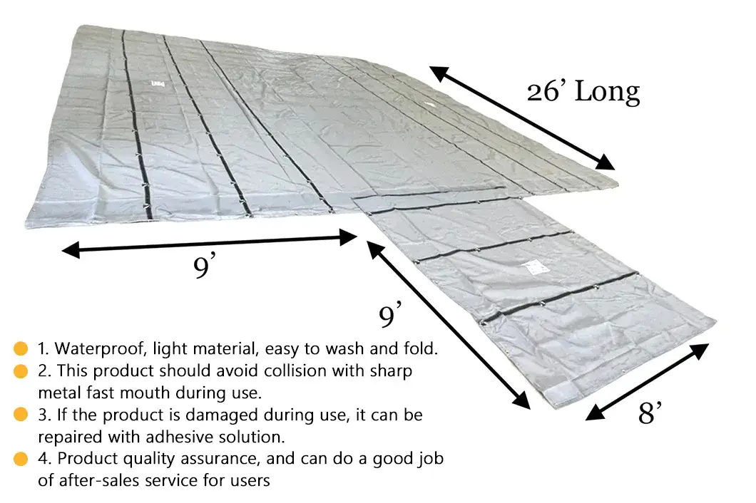 Chất liệu vải bạt PVC vinyl chống rách, cuộn tiện lợi cho bạt che xe tải chống thấm nước hình ảnh 14-description