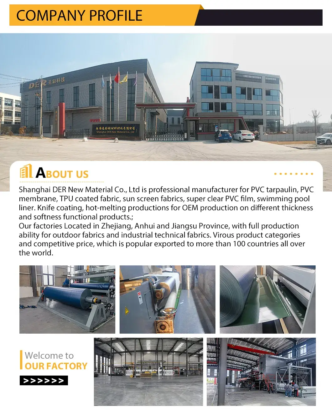 Chất liệu vải bạt PVC vinyl chống rách, cuộn tiện lợi cho bạt che xe tải chống thấm nước hình ảnh 27-description