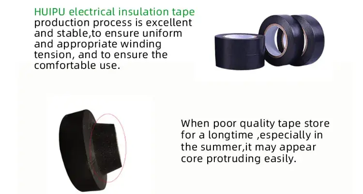 Băng keo điện PVC cách điện 18mm*10m cao áp cao su, màu xanh vàng, dính tốt hình ảnh 17-description