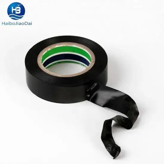 Băng keo điện PVC cách điện 18mm*10m cao áp cao su, màu xanh vàng, dính tốt