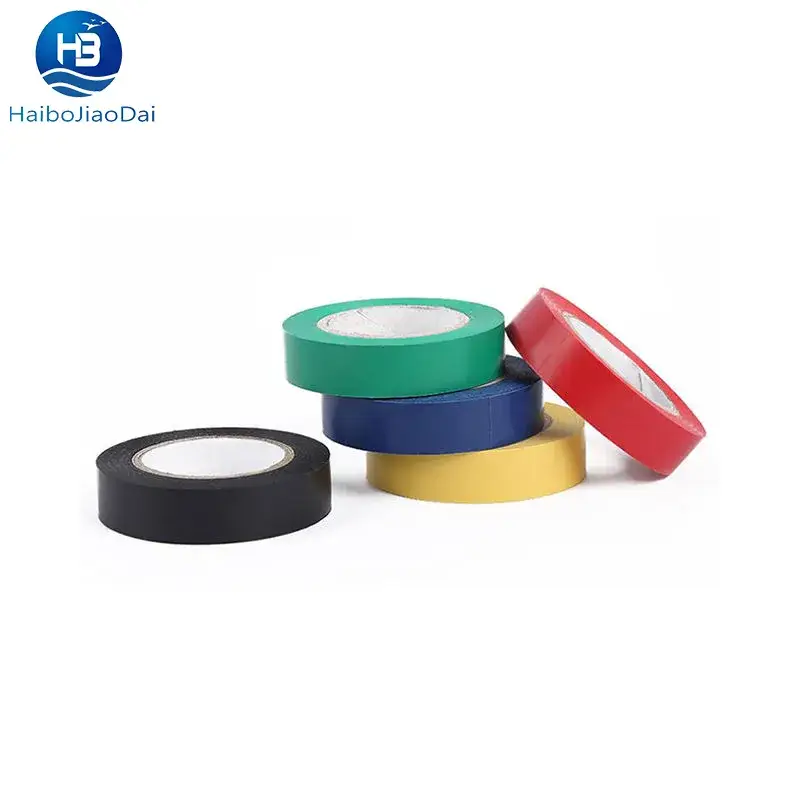 Băng keo điện PVC cách điện 18mm*10m cao áp cao su, màu xanh vàng, dính tốt hình ảnh 20-description
