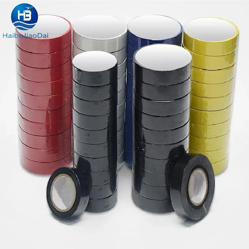 Băng keo điện PVC cách điện 18mm*10m cao áp cao su, màu xanh vàng, dính tốt hình ảnh 19-description