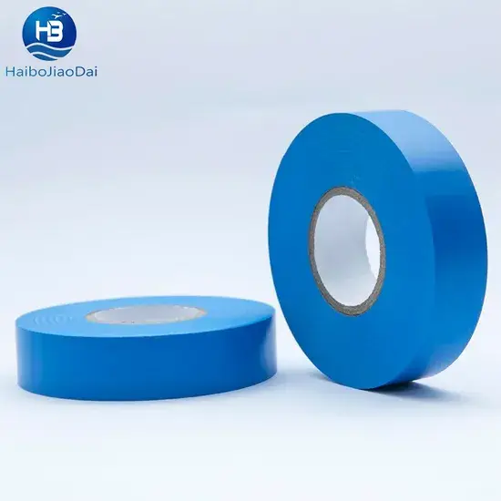 Băng keo điện PVC cách điện 18mm*10m cao áp cao su, màu xanh vàng, dính tốt