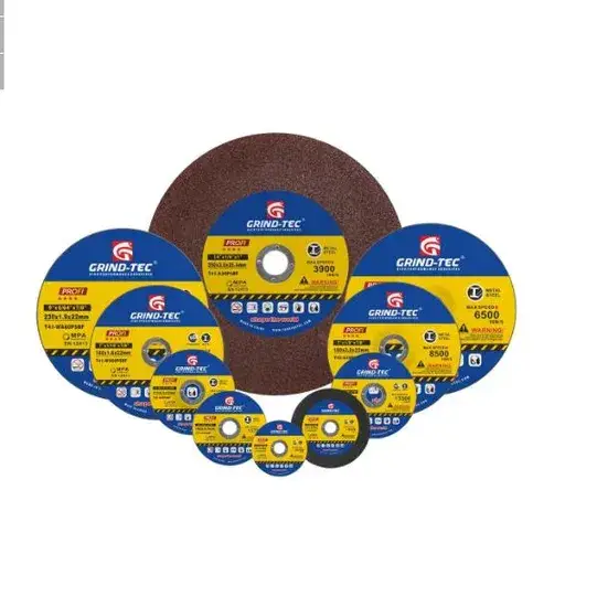 Bánh mài kim loại kích thước 115X6X22mm thương hiệu Grind-Tec Trung Quốc