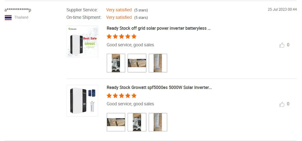 Bộ chuyển đổi năng lượng mặt trời off grid Growatt SPF 5000es 5kw và 3500es 3.5kw - Sản phẩm được ưa chuộng nhất hình ảnh 13-description