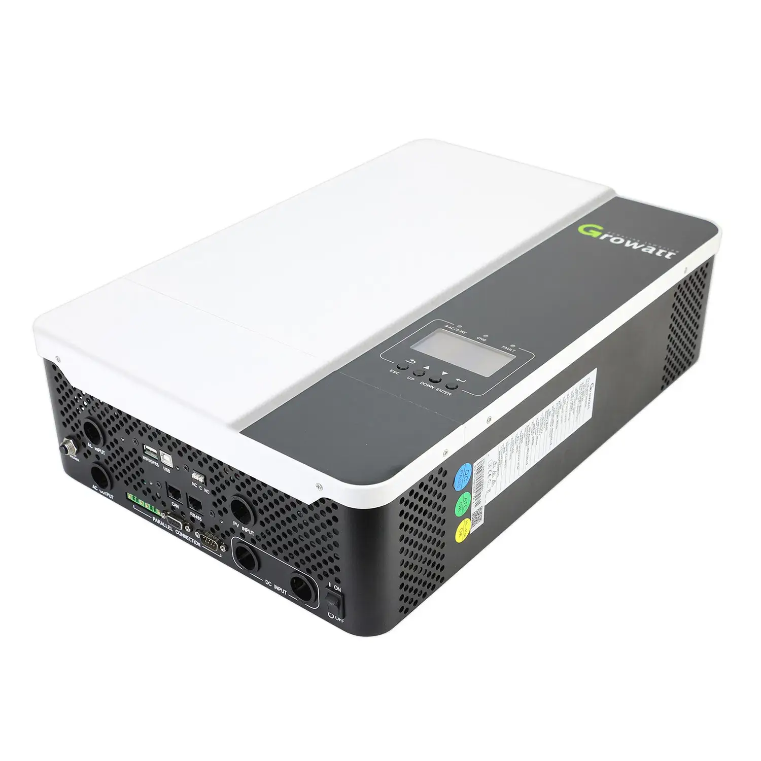 Bộ chuyển đổi năng lượng mặt trời off grid Growatt SPF 5000es 5kw và 3500es 3.5kw - Sản phẩm được ưa chuộng nhất