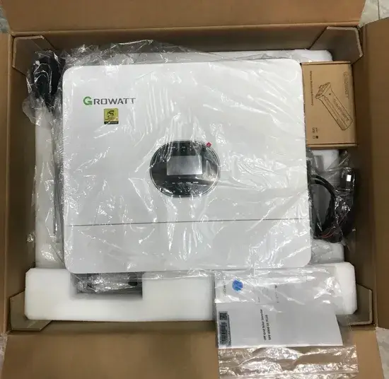 Biến tần Hybrid 6kw Growatt cho hệ thống năng lượng mặt trời Off Grid - Sóng Sin và Tinh Khiết