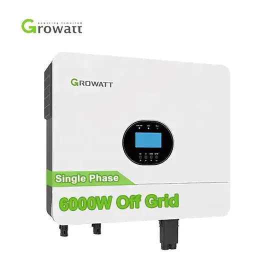 Biến tần Hybrid 6kw Growatt cho hệ thống năng lượng mặt trời Off Grid - Sóng Sin và Tinh Khiết hình ảnh 1-description