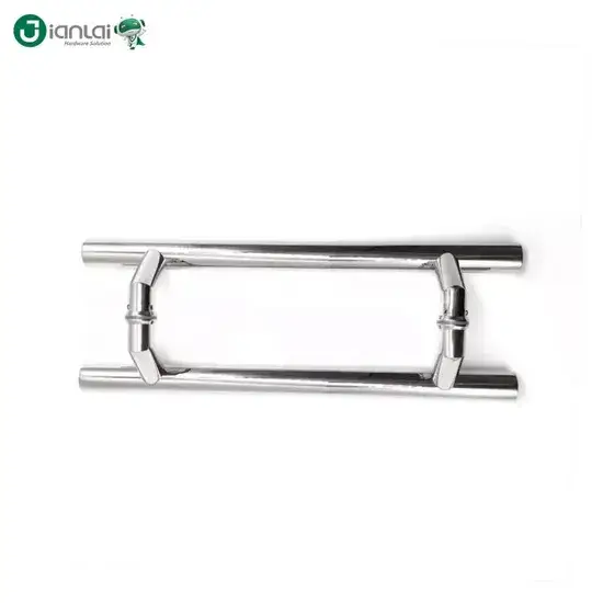 Cửa chính với kiểu dáng H và tay nắm làm từ kính cho văn phòng