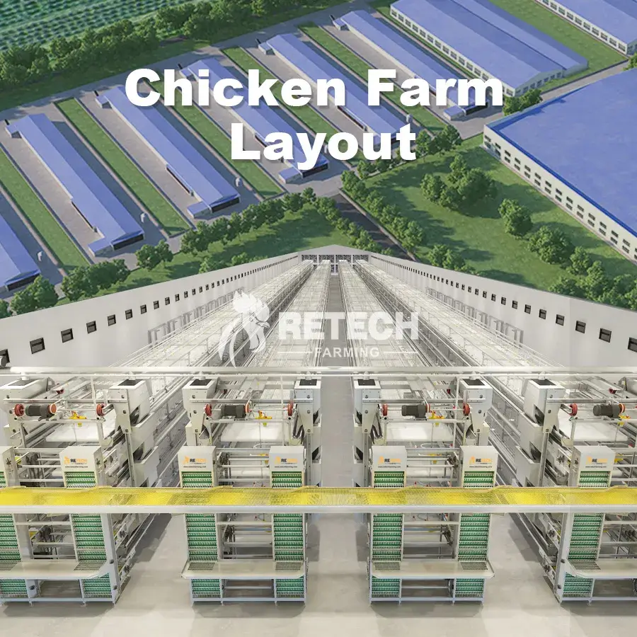 Thiết bị cage gà tự động tiện lợi, loại H được phân phối
