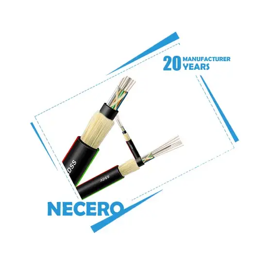 Cáp quang ADSS sợi đơn nhẹ HDPE Kevlar - Sản phẩm chất lượng, độ bền 100m, khoảng cách trên không 12 24 48 - Tìm hiểu giá thành hình ảnh 1-description
