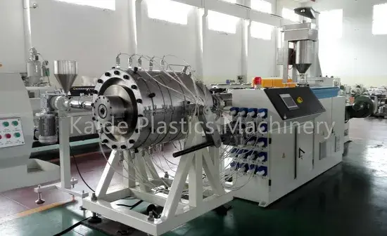 Dây chuyền sản xuất ống áp lực khí từ nhựa HDPE - Máy làm ống PE PP HDPE PPR - Dây chuyền đùn sản xuất mới nhất