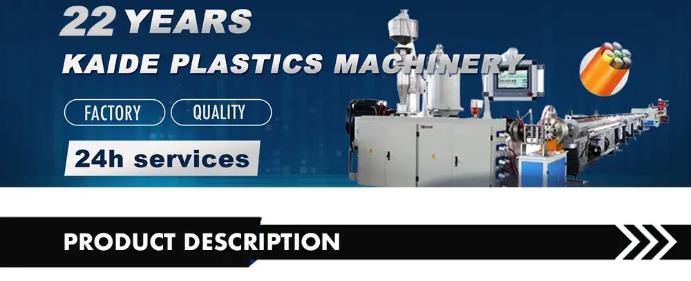 Dây chuyền sản xuất ống áp lực khí từ nhựa HDPE - Máy làm ống PE PP HDPE PPR - Dây chuyền đùn sản xuất mới nhất hình ảnh 12-description