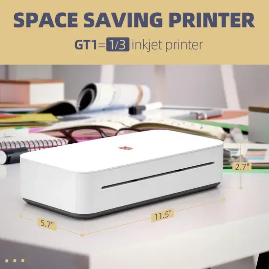 Máy in kích thước giấy A4 HPRT mới - Kết nối Bluetooth, WIFI, USB di động cho văn phòng và trường học