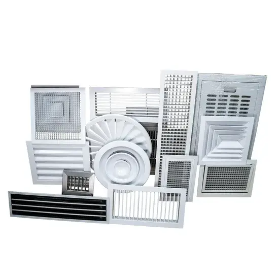 Hệ thống thông gió HVAC với lưới tản nhiệt đơn lỗ, giúp tối ưu hóa luồng không khí
