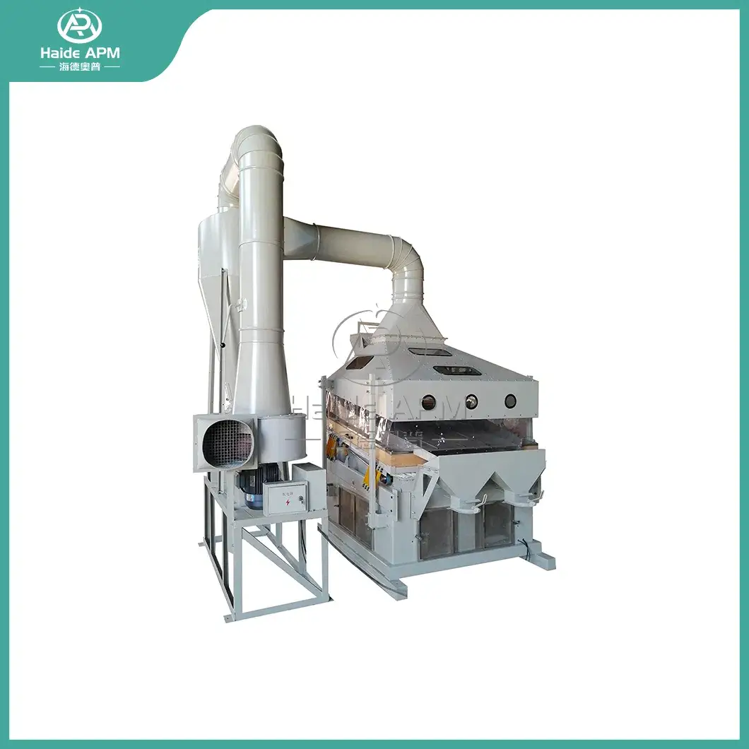 Máy tách đá ngũ cốc Haide Apm Qsc-7 - Thang máy tốc độ siêu thấp cho nguyên liệu đậu hình ảnh 18-description