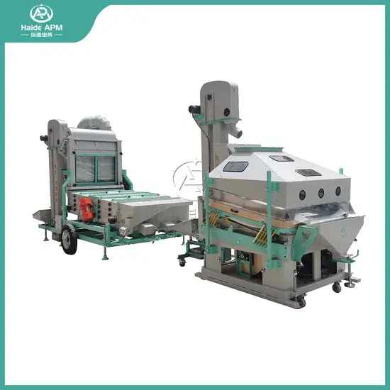 Máy tách đá ngũ cốc Haide Apm Qsc-7 - Thang máy tốc độ siêu thấp cho nguyên liệu đậu