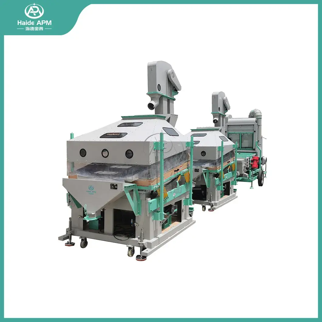 Máy tách đá ngũ cốc Haide Apm Qsc-7 - Thang máy tốc độ siêu thấp cho nguyên liệu đậu