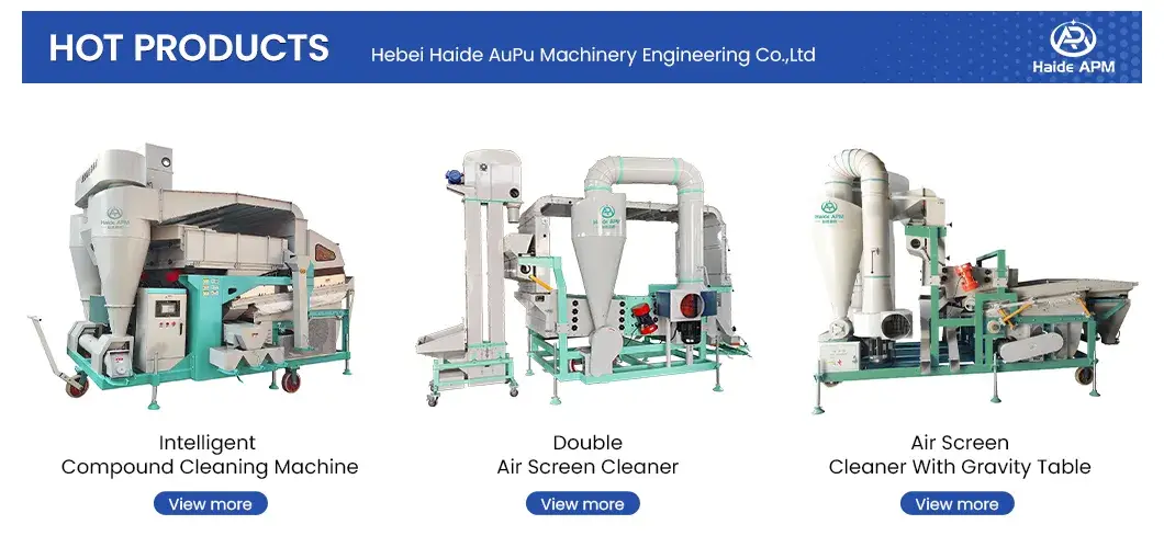 Máy tách đá ngũ cốc Haide Apm Qsc-7 - Thang máy tốc độ siêu thấp cho nguyên liệu đậu hình ảnh 13-description
