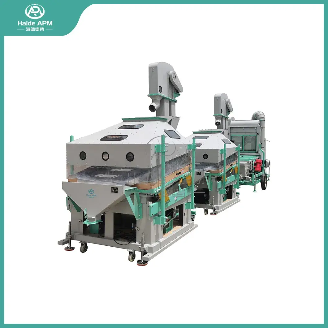 Máy tách đá ngũ cốc Haide Apm Qsc-7 - Thang máy tốc độ siêu thấp cho nguyên liệu đậu hình ảnh 19-description