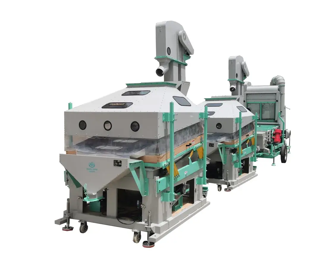 Máy tách đá ngũ cốc Haide Apm Qsc-7 - Thang máy tốc độ siêu thấp cho nguyên liệu đậu hình ảnh 20-description