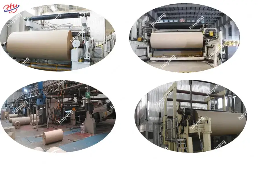 Máy sản xuất giấy fluting Haiyang, giấy duplex và giấy kraft - Chất lượng và hiệu suất hàng đầu hình ảnh 16-description