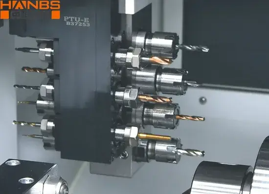 Máy tiện CNC đôi trục Hanbs - Hiệu suất vượt trội với tốc độ và độ chính xác cao
