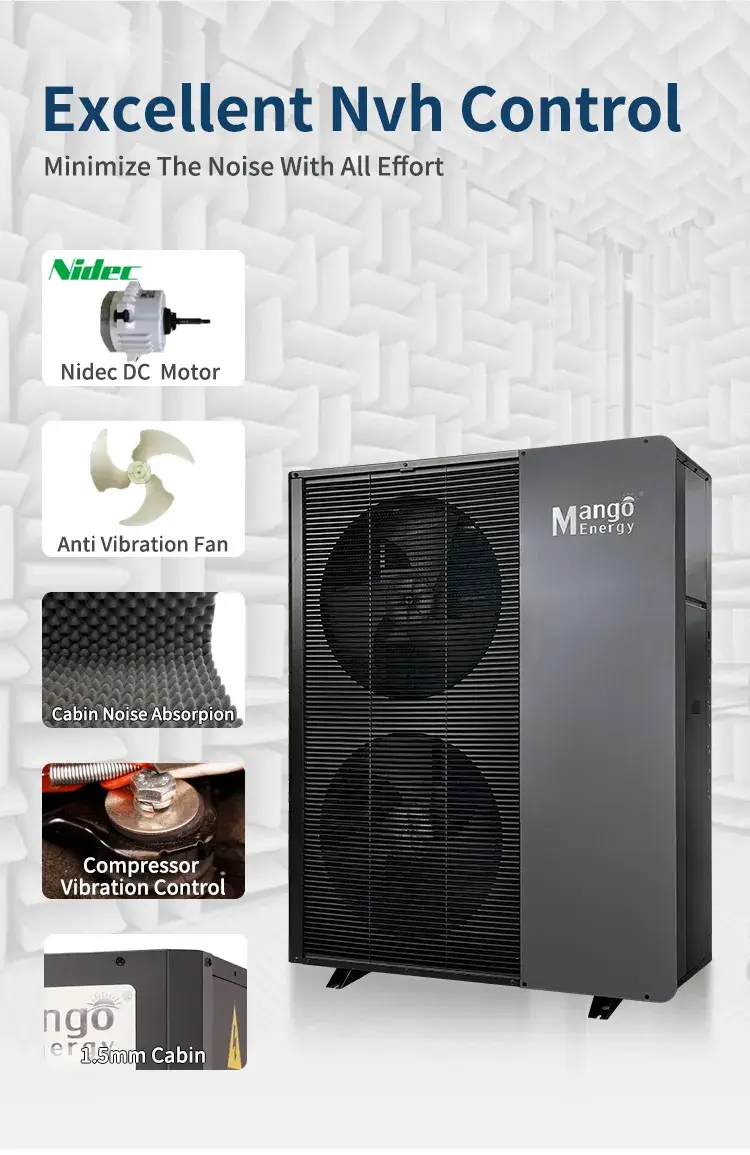 Bơm nhiệt ERP a+++ WiFi: Thiết bị sưởi, làm mát hiệu suất cao từ không khí hình ảnh 13-description