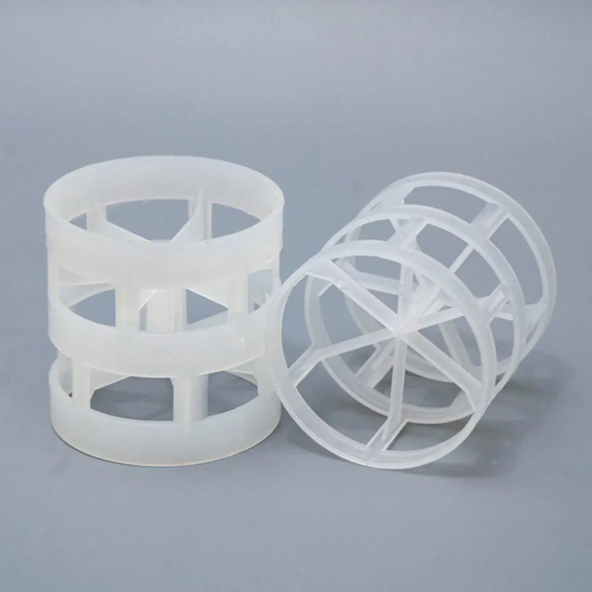 Vòng nhựa PVDF chống nhiệt cho ứng dụng tháp hấp thụ hiệu quả