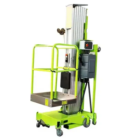 Thang máy điện 8m - Giải pháp di chuyển an toàn cho công việc trên cao