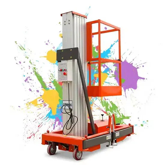 Thang máy điện 8m - Giải pháp di chuyển an toàn cho công việc trên cao