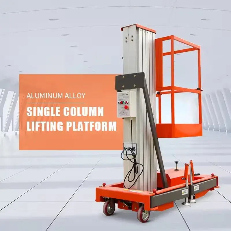 Thang máy điện 8m - Giải pháp di chuyển an toàn cho công việc trên cao