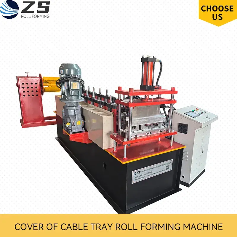 Máy khay cáp thang điện bằng chất liệu thép chắc chắn, phù hợp với cáp 0.5-1.5mm hình ảnh 15-description