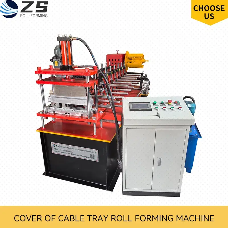 Máy khay cáp thang điện bằng chất liệu thép chắc chắn, phù hợp với cáp 0.5-1.5mm hình ảnh 12-description