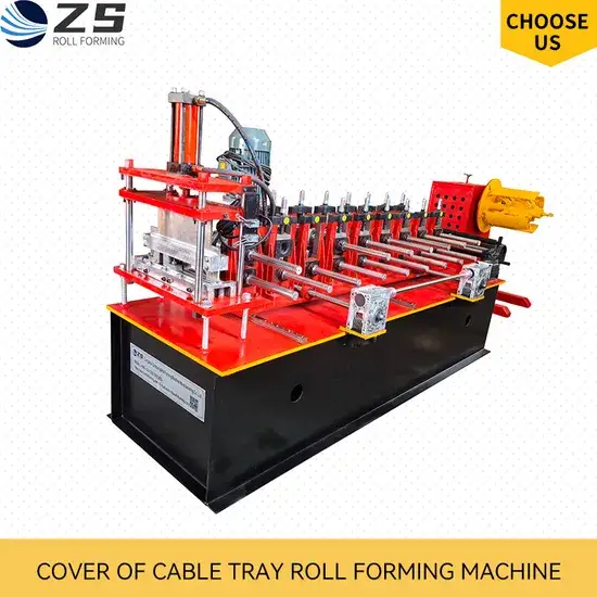 Máy khay cáp thang điện bằng chất liệu thép chắc chắn, phù hợp với cáp 0.5-1.5mm hình ảnh 1-description