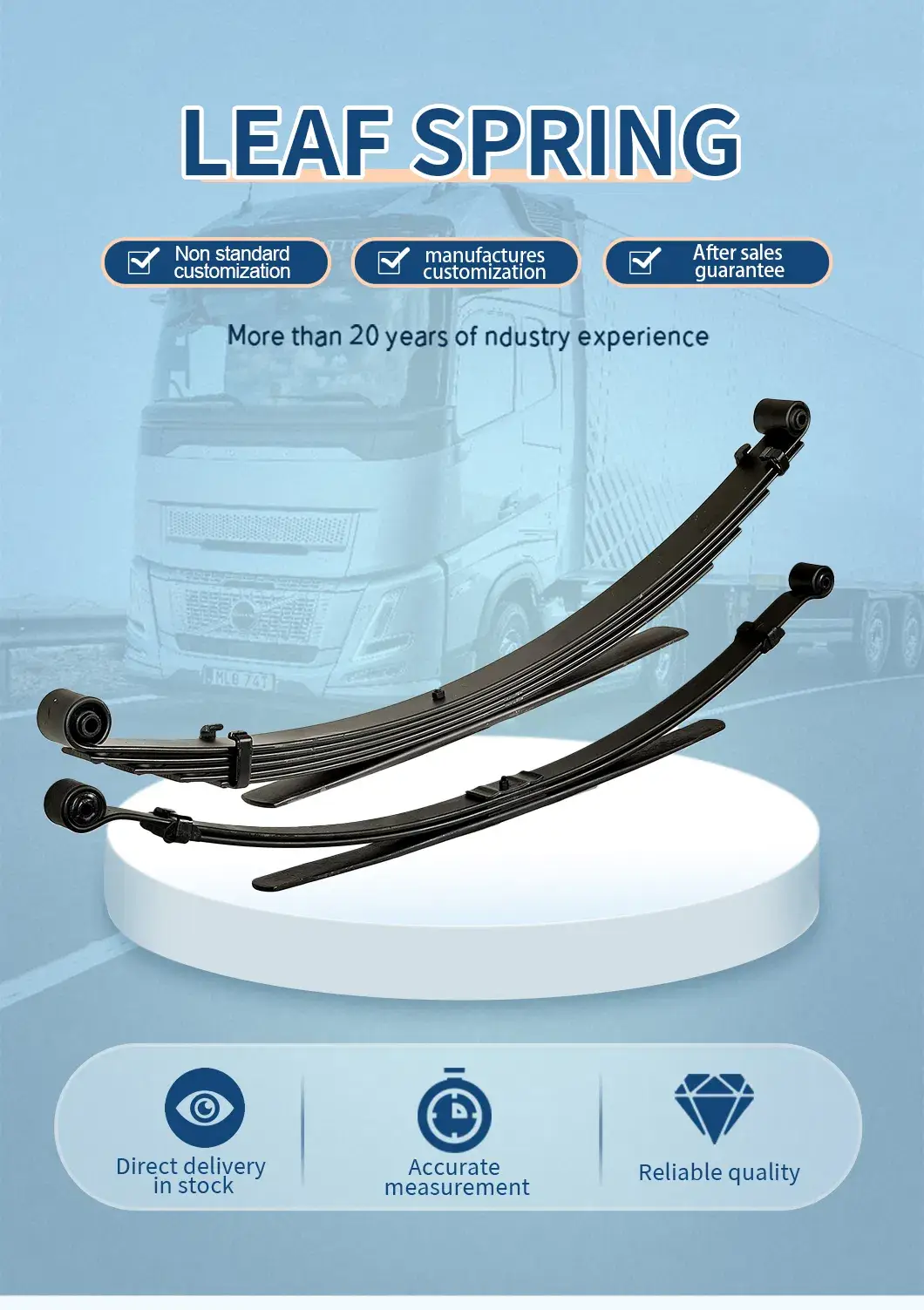 Lò xo lá parabol chất lượng cao dành cho xe tải Isuzu dòng Npr/Nqr/Ftr Ks900.04.00 - Lựa chọn tối ưu hình ảnh 13-description