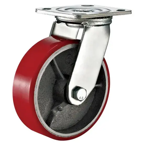 Bàn đạp phanh chân tải nặng cho bán ủi pu và máy nổ bánh xe kích thước 200mm hình ảnh 1-description