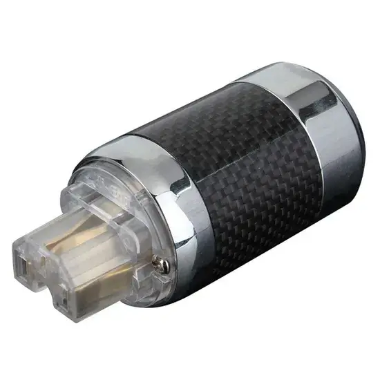 Phích cắm điện AC Hi-Fi Hh3414 với vật liệu sợi carbon chất lượng cao