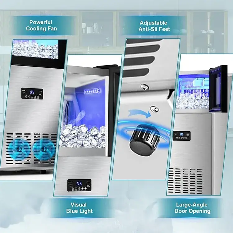 Máy làm đá công nghiệp với khả năng sản xuất lớn