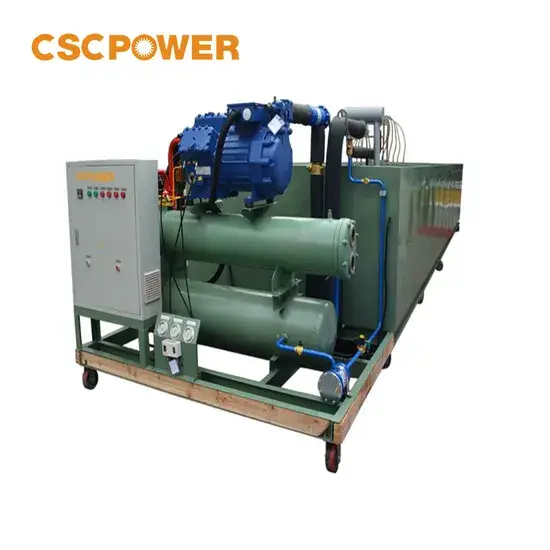 Máy làm đá khối hiệu suất cao 15 tấn phục vụ ngành hải sản